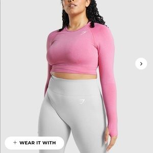 GYMSHARK VITAL SEAMLESS 2.0 LONG SLEEVE CROP